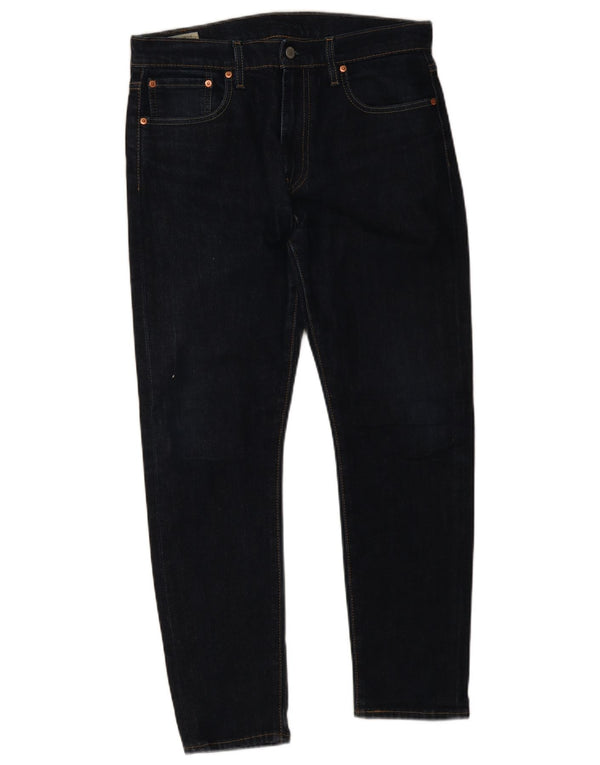 Мужские зауженные джинсы Levi's 512 W33 L30 темно-синие, хлопок