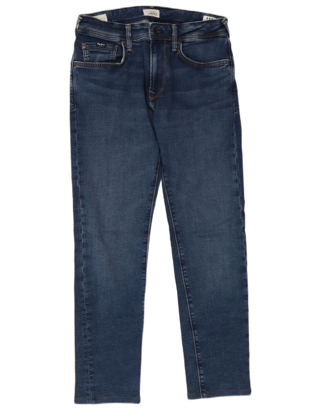 PEPE Jeans Женские тонкие W28 L28 Синий хлопок