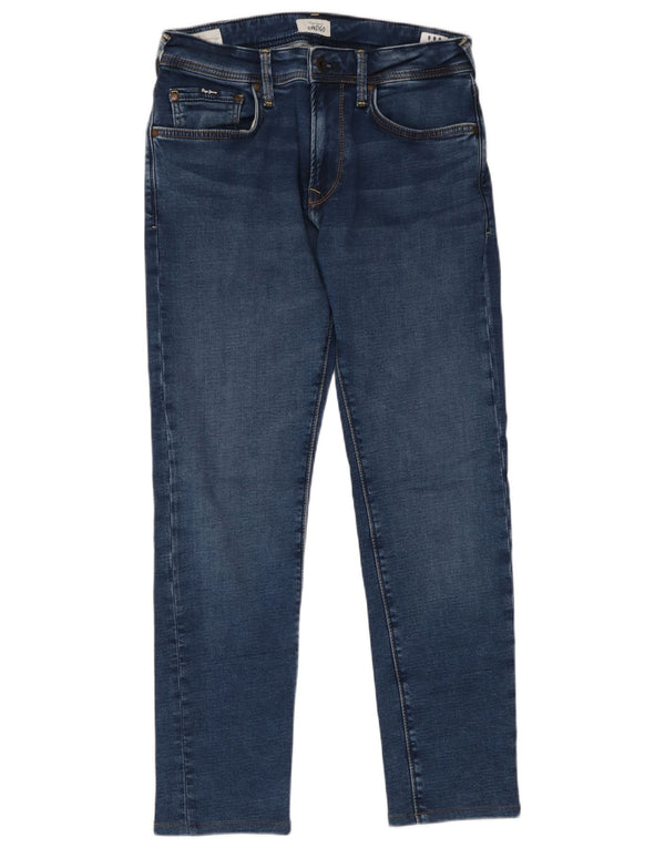 PEPE Jeans Женские тонкие W28 L28 Синий хлопок