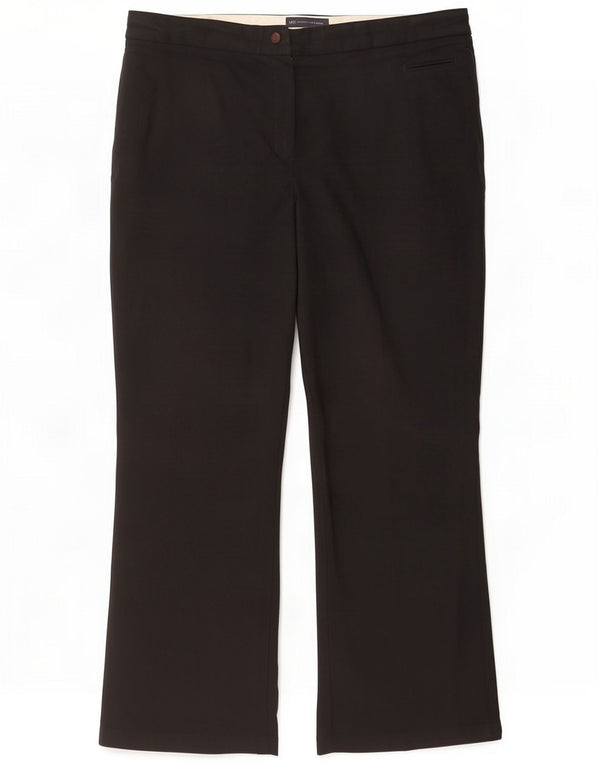 Женские повседневные брюки Marks & Spencer Bootcut UK 16, большие W38 L29, черные