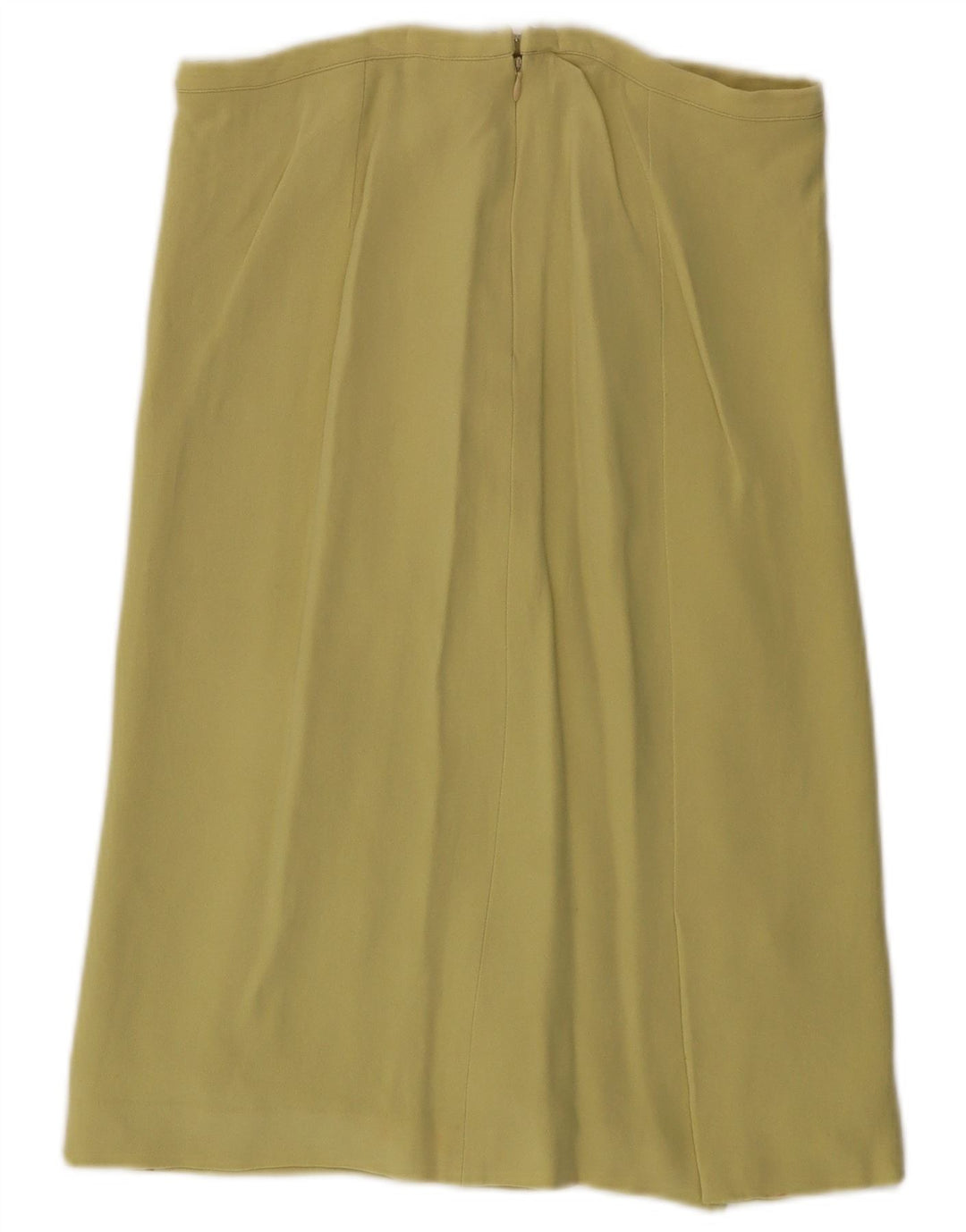 VALENTINO Женская прямая юбка UK 14 Medium W30 Желтая