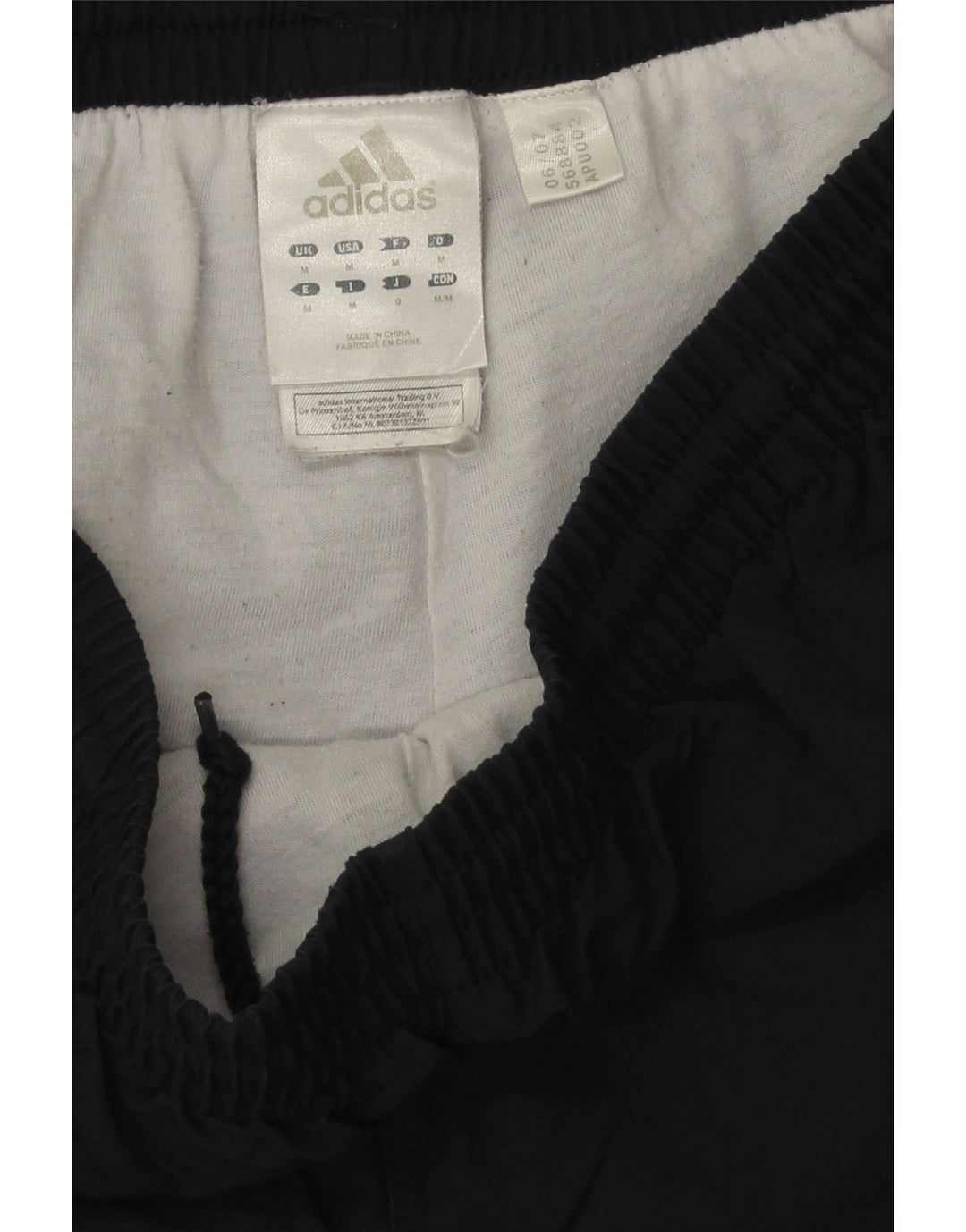 Мужские спортивные брюки Adidas Joggers среднего размера, темно-синие, полиэстер