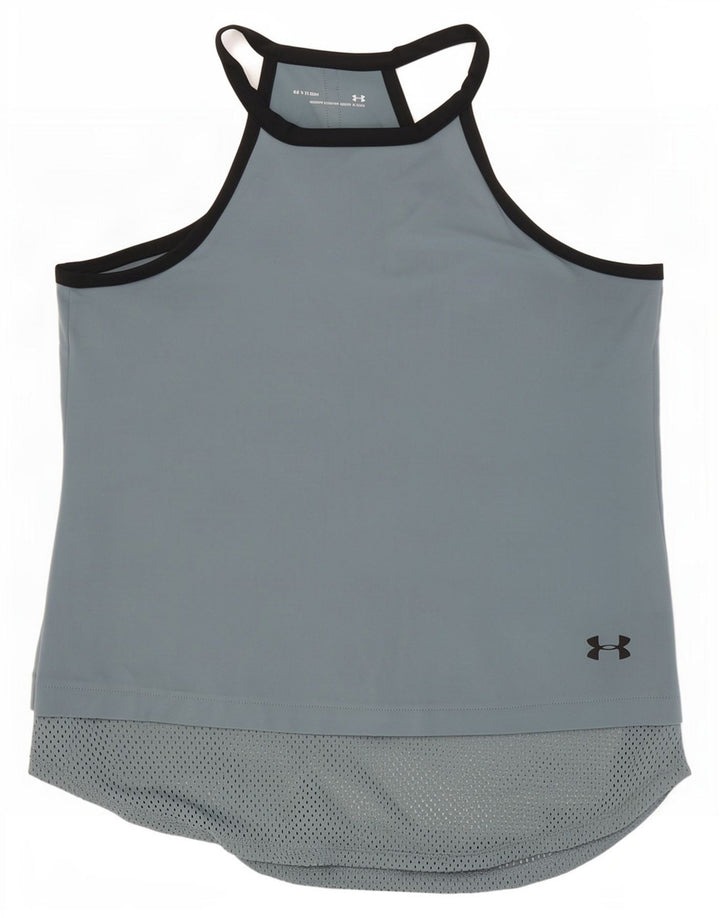 Женский жилет с графическим рисунком Under Armour Heat Gear UK 12, средний серый цвет
