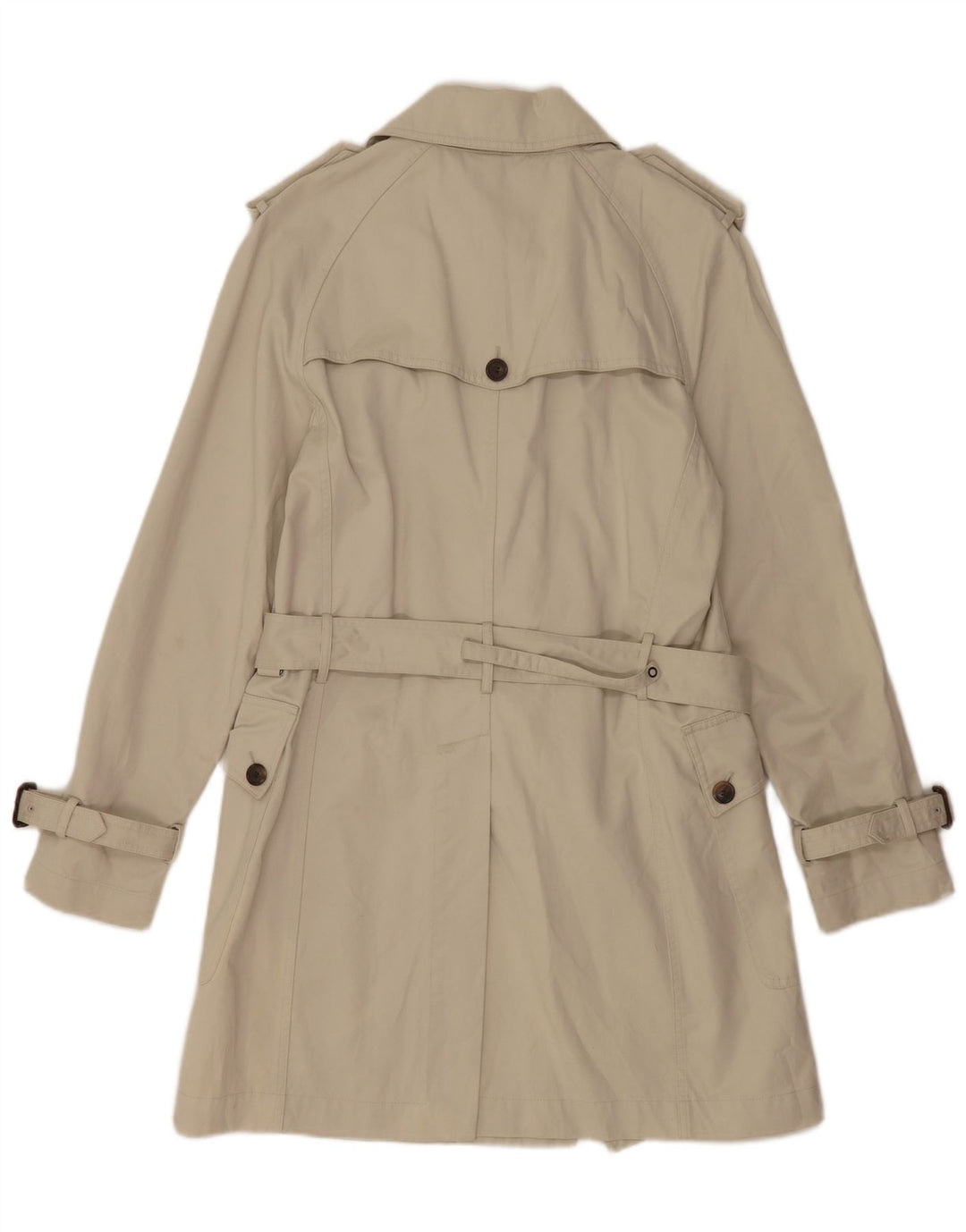 Мужской тренч Mauro Grifoni IT 48 Medium Off White Cotton