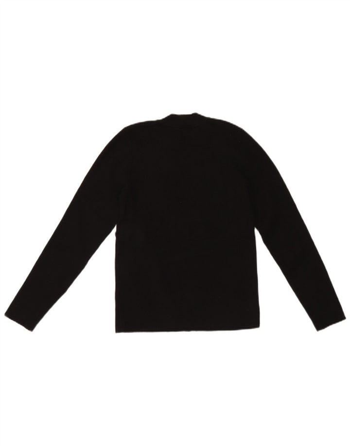 Женский свитер Levi's с круглым вырезом, размер UK 14 Large, черный, акрил