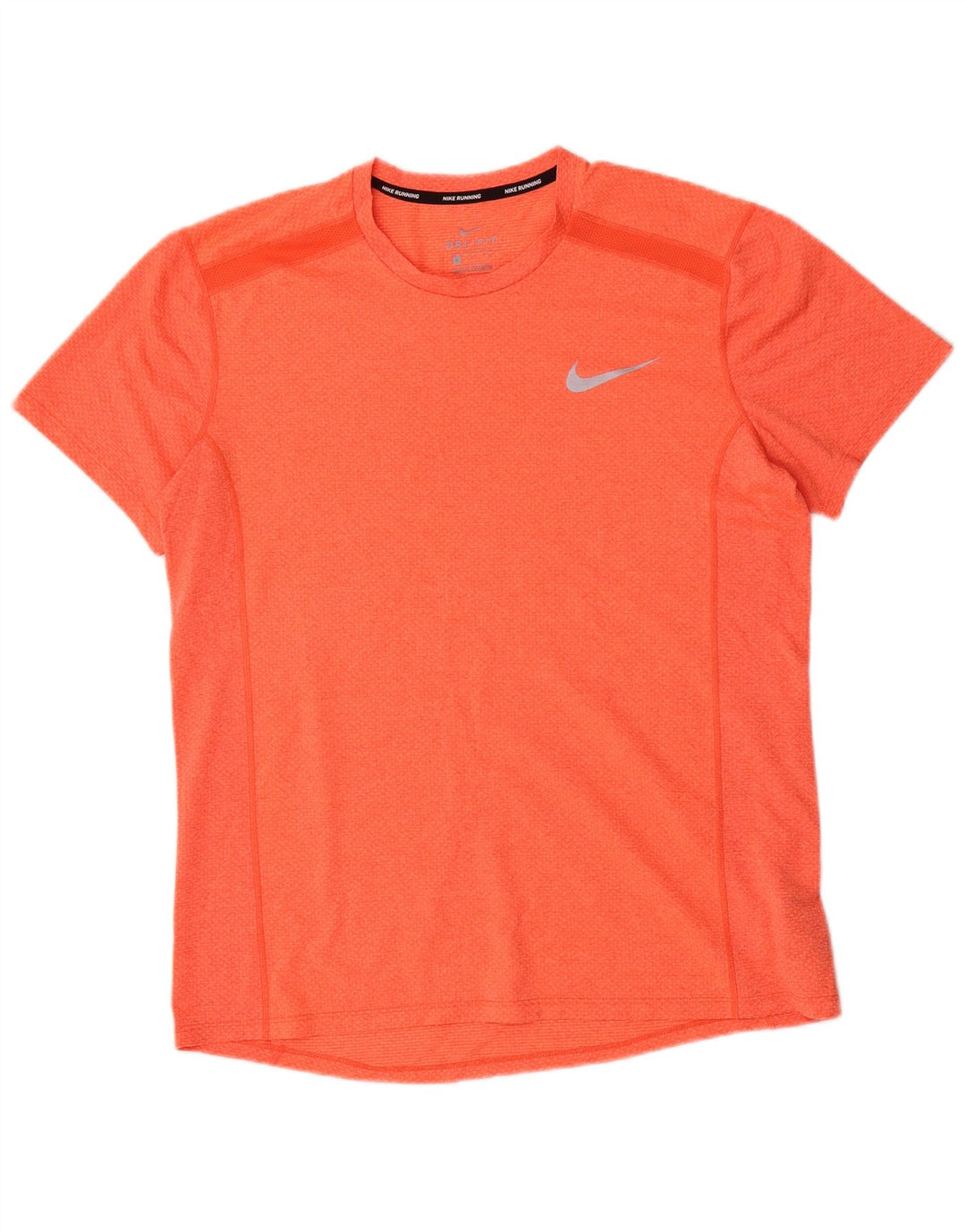 Мужская футболка для бега с короткими рукавами и графикой Nike, большой оранжевый полиэстер