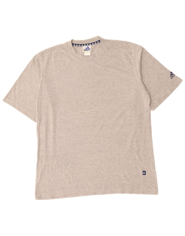 Мужская футболка ADIDAS Top UK 44/46 XL Серый хлопок