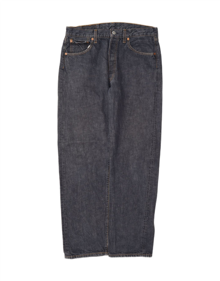Мужские прямые джинсы Levi's W32 L30 темно-синие