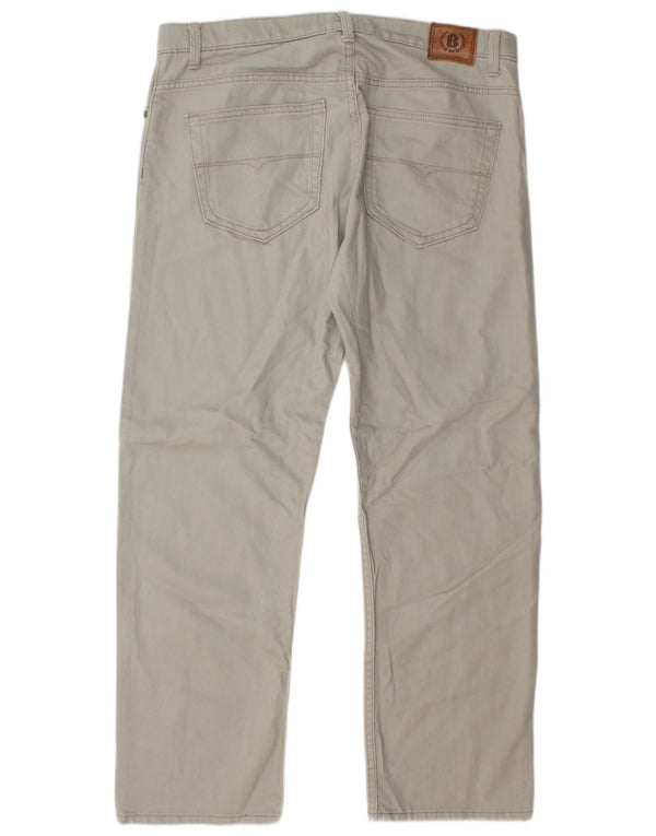 Мужские прямые джинсы Marks & Spencer W36 L29 серые, хлопок