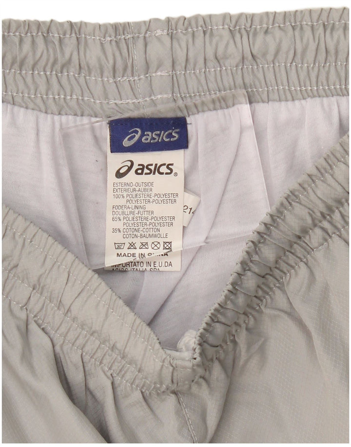 Мужские спортивные брюки ASICS, брюки для бега, маленький серый полиэстер