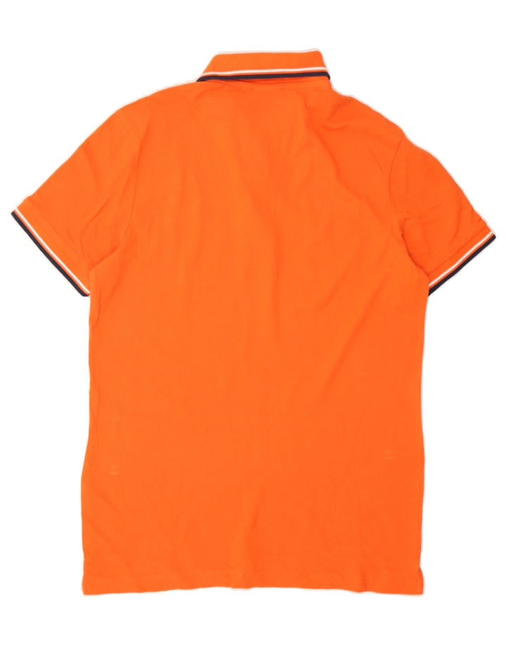 DIADORA Mens Polo Shirt Large Orange Cotton Vintage Diadora and Second-Hand Diadora from Messina Hembry 