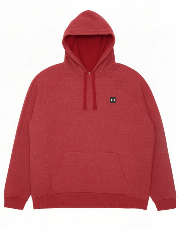 Мужской джемпер с капюшоном Under Armour 3XL бордовый хлопок