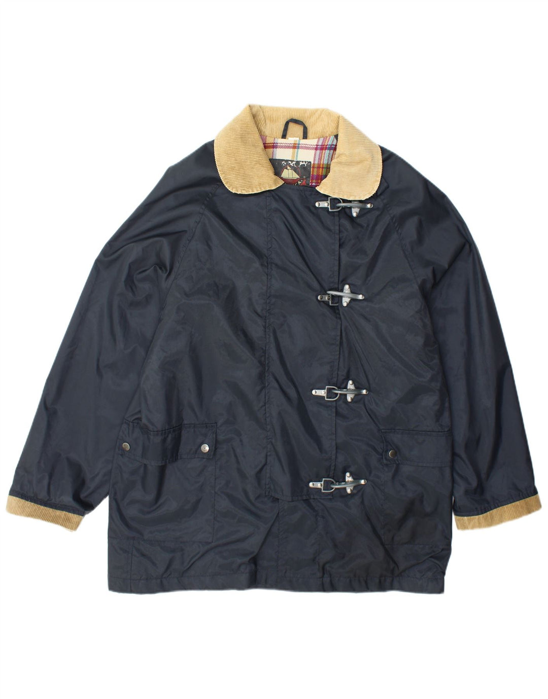 Женская одежда для яхтинга AMERICA, дафлкот, Великобритания 18 XL, темно-синий, полиамид