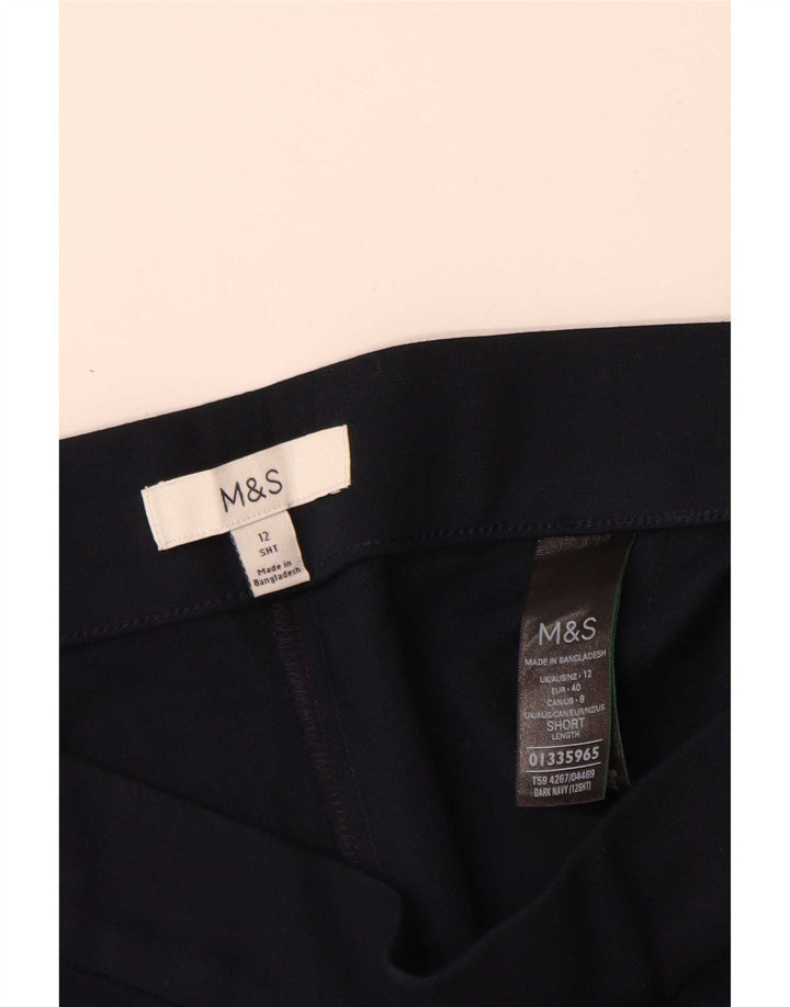 Женские леггинсы Marks & Spencer UK 12, средний темно-синий, вискоза