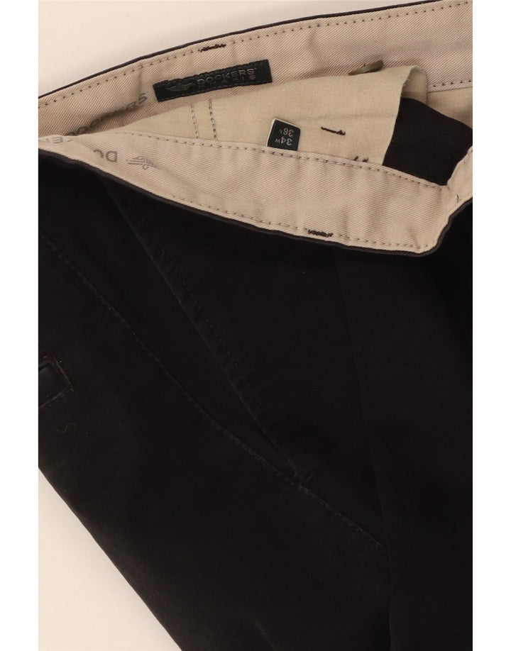 Мужские прямые брюки-чиносы Dockers W34 L36 черные