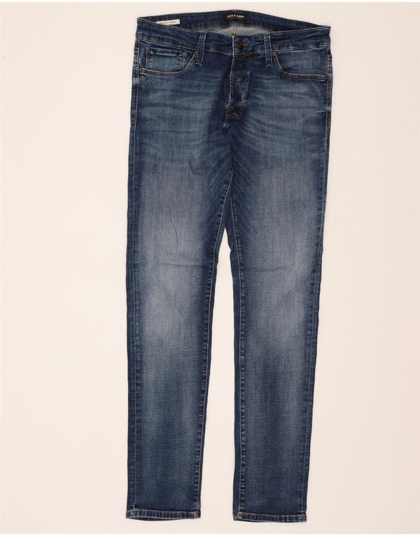 Мужские джинсы Jack & Jones GLENN Slim W34 L34, синий хлопок