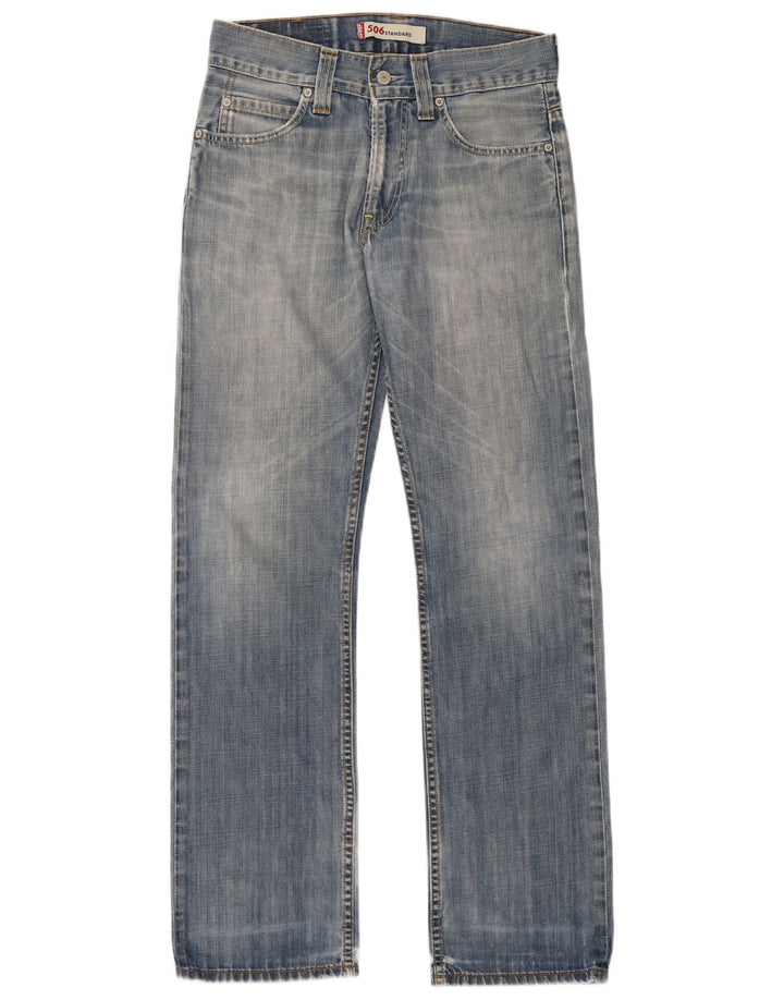 Мужские прямые джинсы Levi's 506 Standard Fit W30 L34 синие
