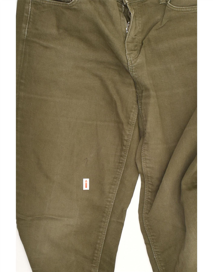 MASSIMO DUTTI Womens Slim Jeans EU 38 Small W29 L29 Khaki Cotton | Vintage Massimo Dutti | Thrift | Second-Hand Massimo Dutti | Used Clothing | Messina Hembry 
