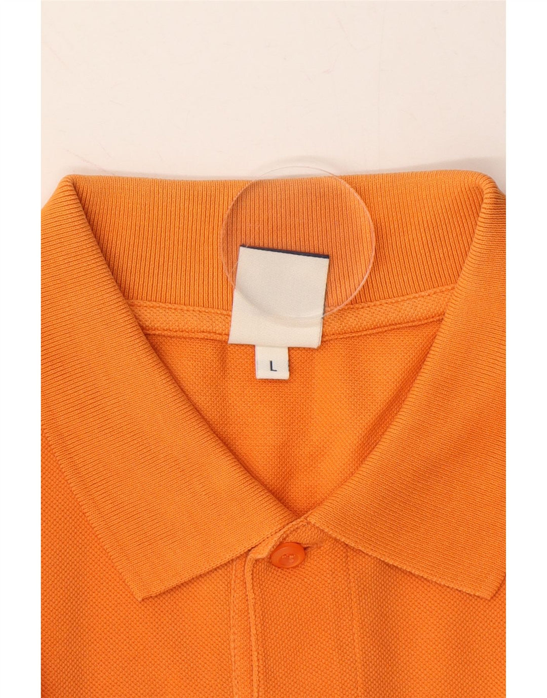 SPALDING Mens Polo Shirt Large Orange Cotton Vintage Spalding and Second-Hand Spalding from Messina Hembry 