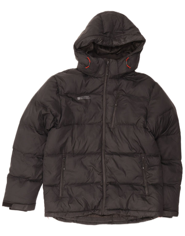 Мужская утепленная куртка с капюшоном Mountain Warehouse UK 38, средний черный нейлон