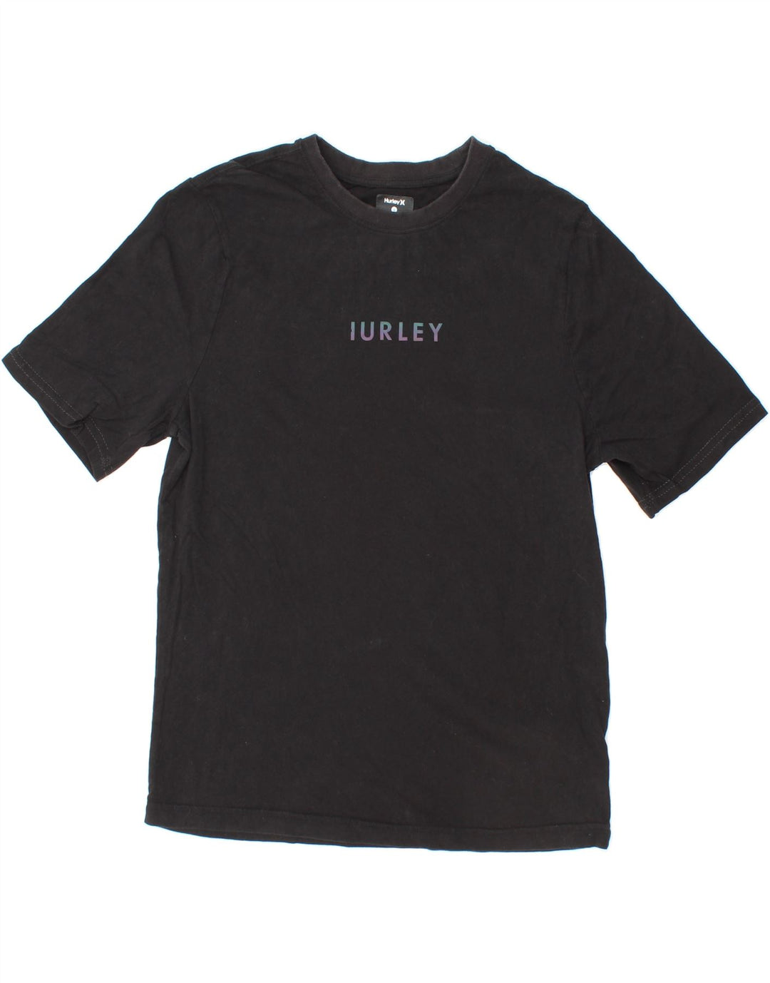 HURLEY Mens Graphic T-Shirt Top Small Black Cotton Vintage Hurley and Second-Hand Hurley from Messina Hembry 