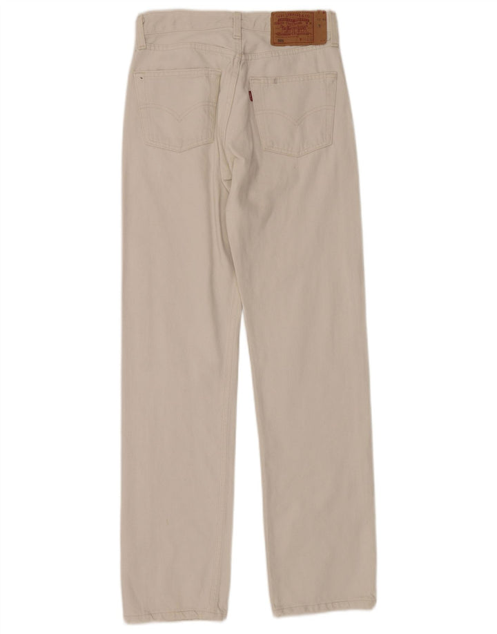 Женские прямые джинсы Levi's 501 W28 L32, белый хлопок