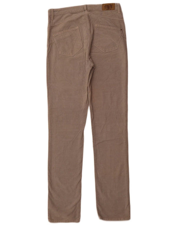 Carrera Женские вельветовые брюки узкого кроя W29 L31 Серый хлопок