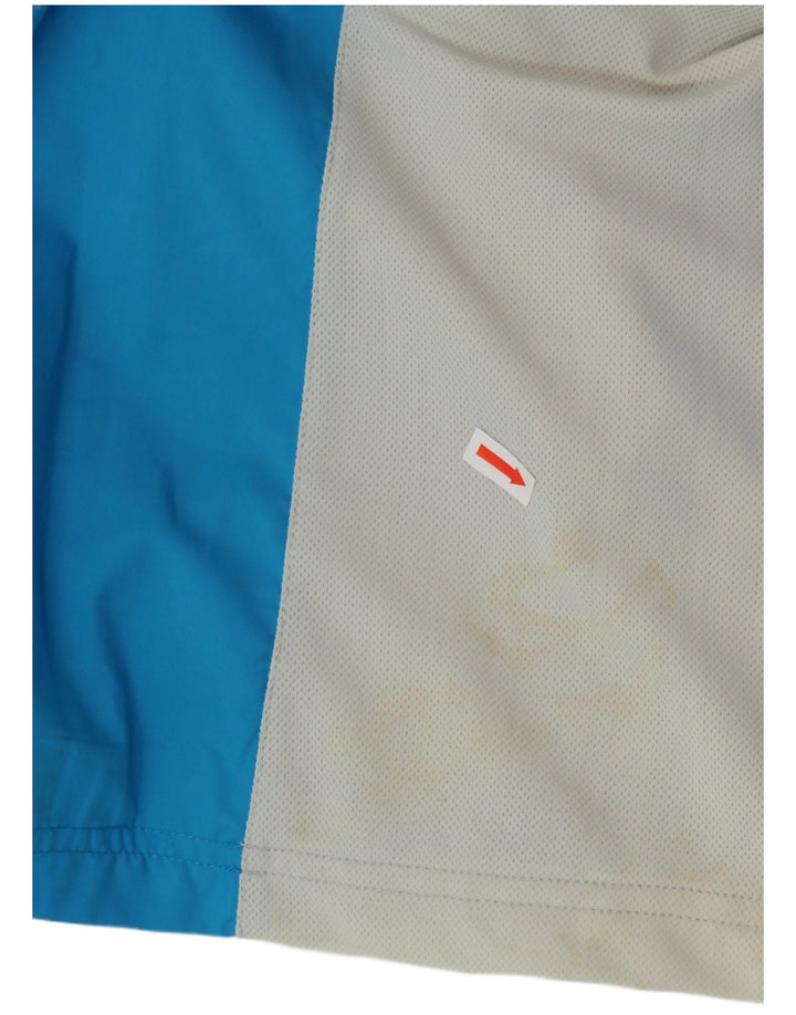 Женский спортивный костюм FILA, верхняя куртка UK 14, средний синий полиэстер с цветными блоками