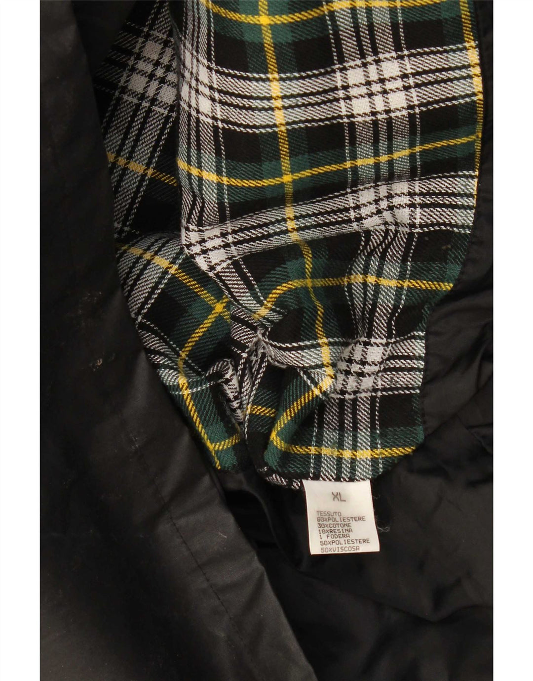 Мужская куртка из вощеного хлопка Wikes & Akerman UK 42 XL, черный полиэстер