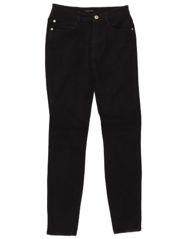 Женские джинсы скинни MASSIMO DUTTI EU 36 XS W26 L28, черный хлопок