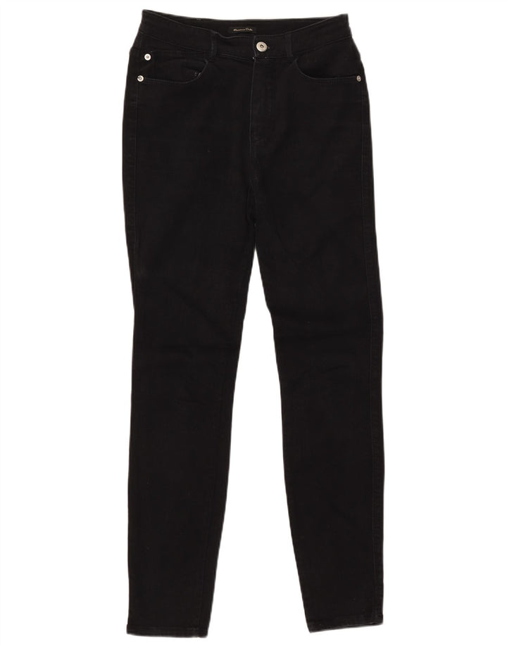 Женские джинсы скинни MASSIMO DUTTI EU 36 XS W26 L28, черный хлопок