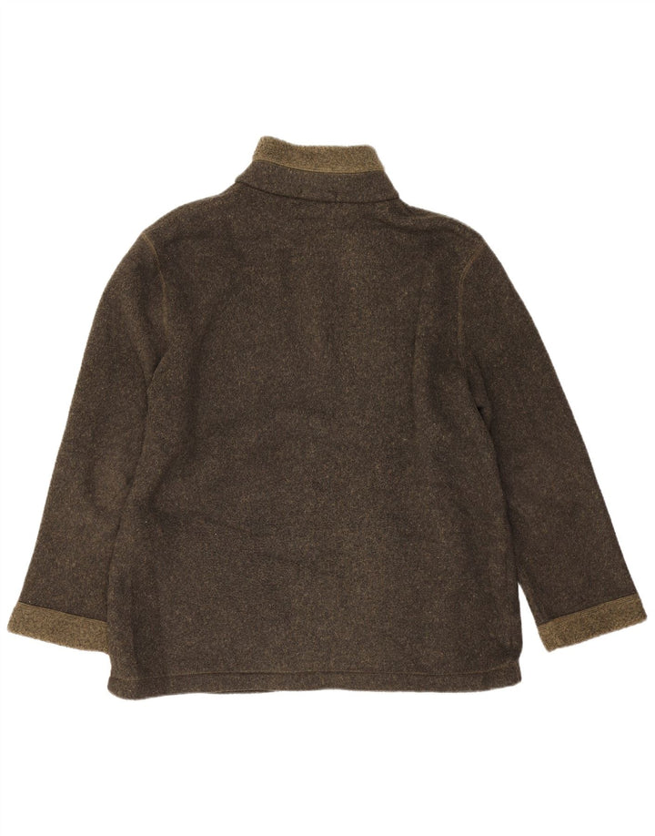 Женская флисовая куртка Marks & Spencer UK 18 XL, полиэстер цвета хаки