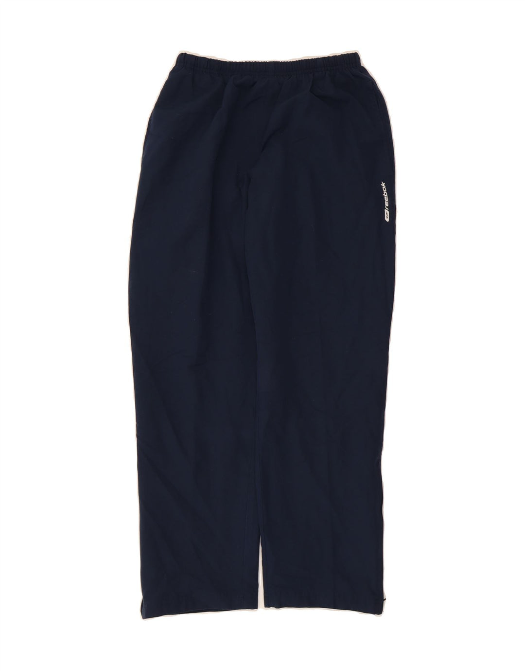 REEBOK Womens Tracksuit Trousers UK 10 Small  Navy Blue Polyester Vintage Reebok and Second-Hand Reebok from Messina Hembry 