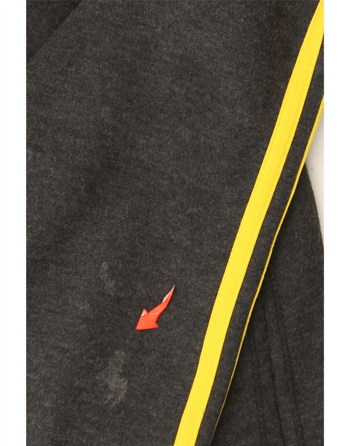 Мужской свитер с капюшоном на молнии Adidas, большой серый полиэстер