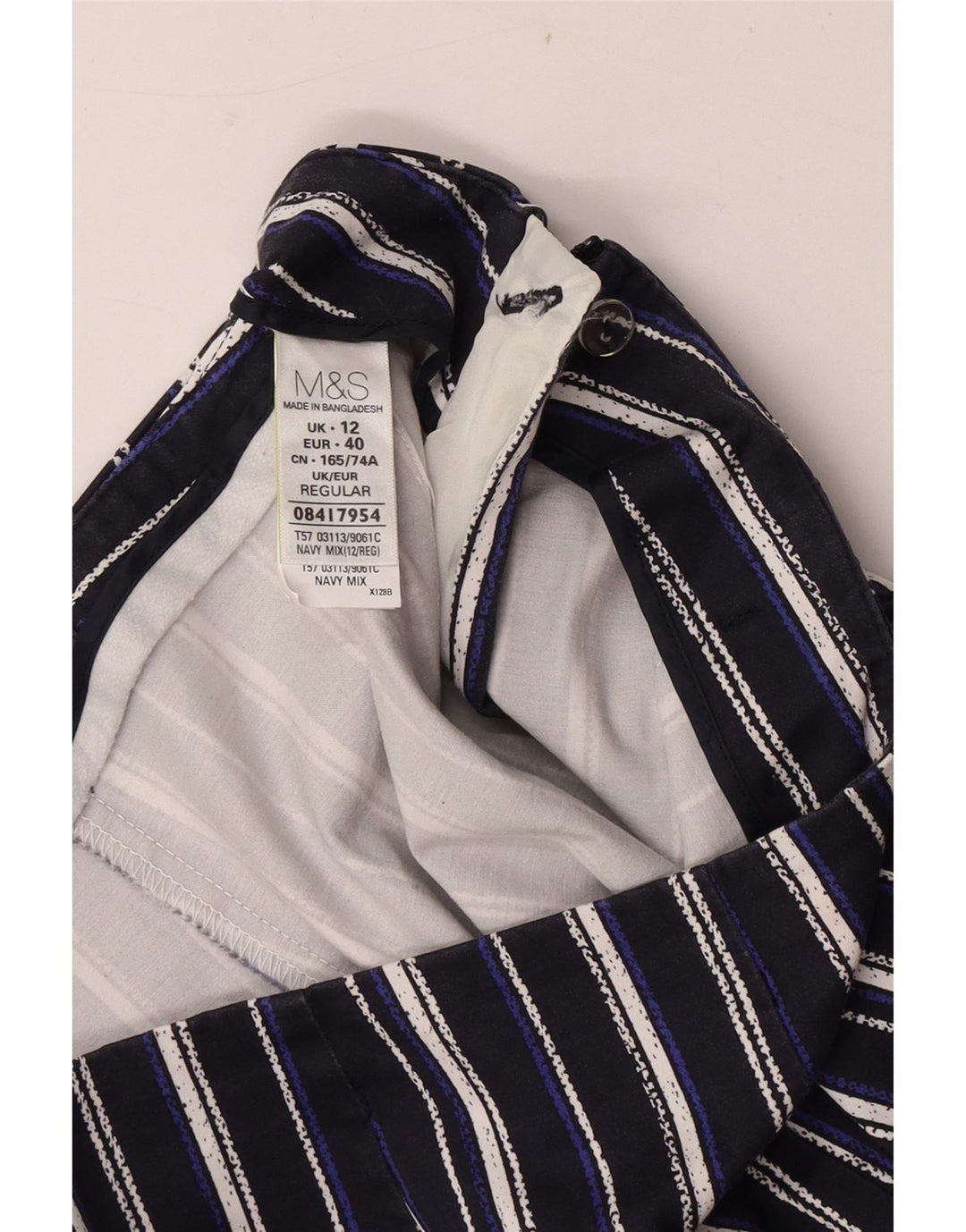 Женские капри Marks & Spencer UK 12 Medium W30 L20 Темно-синие
