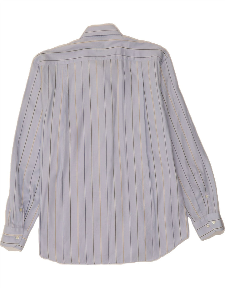 ROCCOBAROCCO Mens Shirt Size 17 44 XL Blue Striped Cotton Vintage Roccobarocco and Second-Hand Roccobarocco from Messina Hembry 