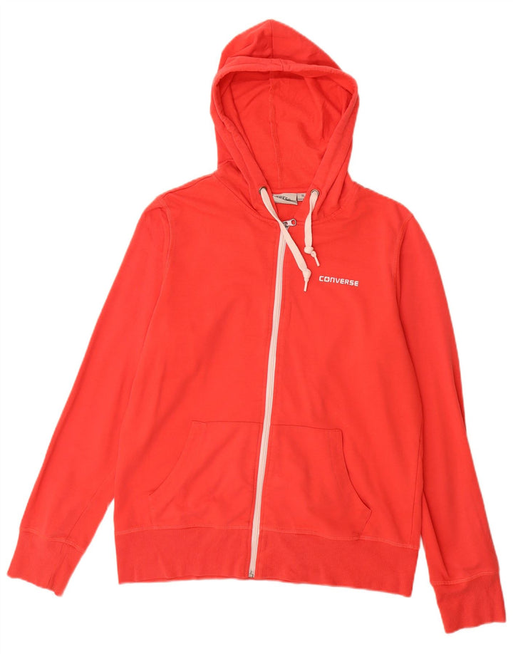 Женский свитер с капюшоном на молнии Converse UK 18 XL, красный полиэстер