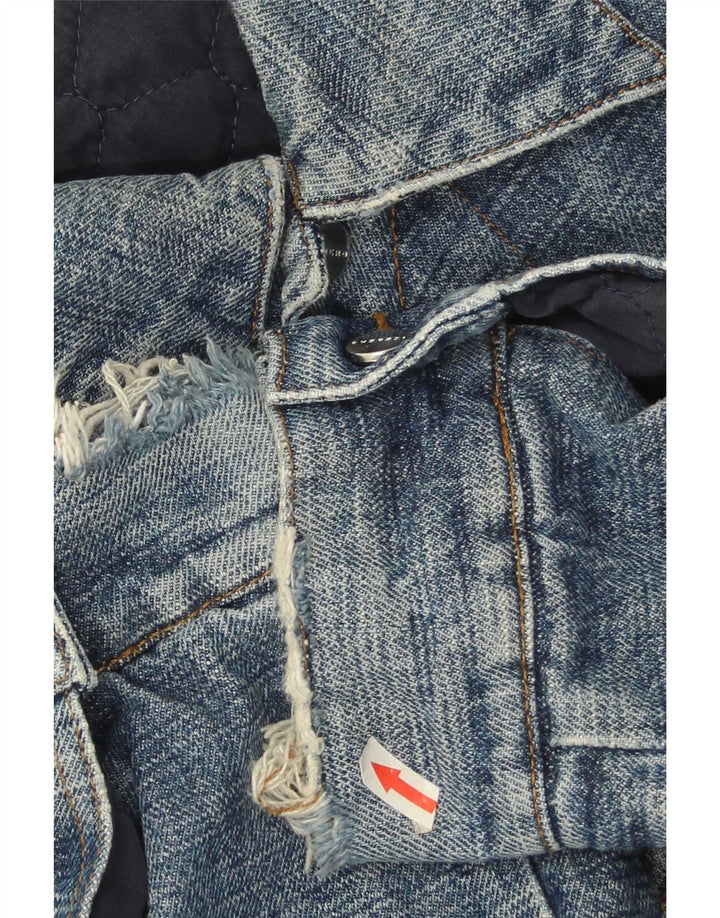 Мужская джинсовая куртка Iceberg IT 54 2XL Синяя Хлопок