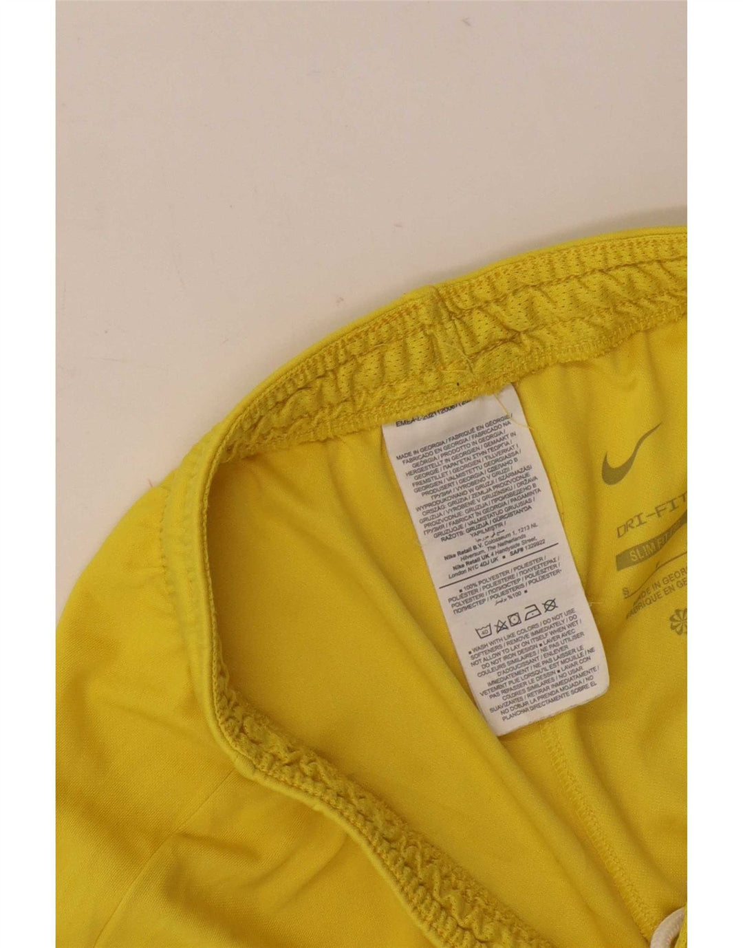 Мужские спортивные шорты Nike Dri Fit Slim, маленький желтый полиэстер