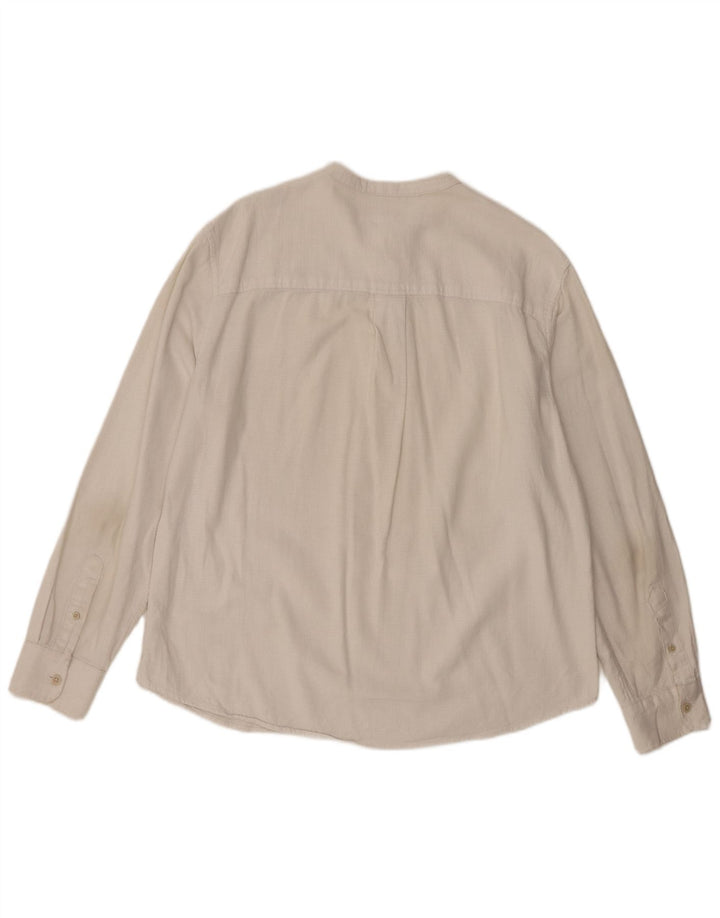 Мужская рубашка-пуловер Zara, большая белая