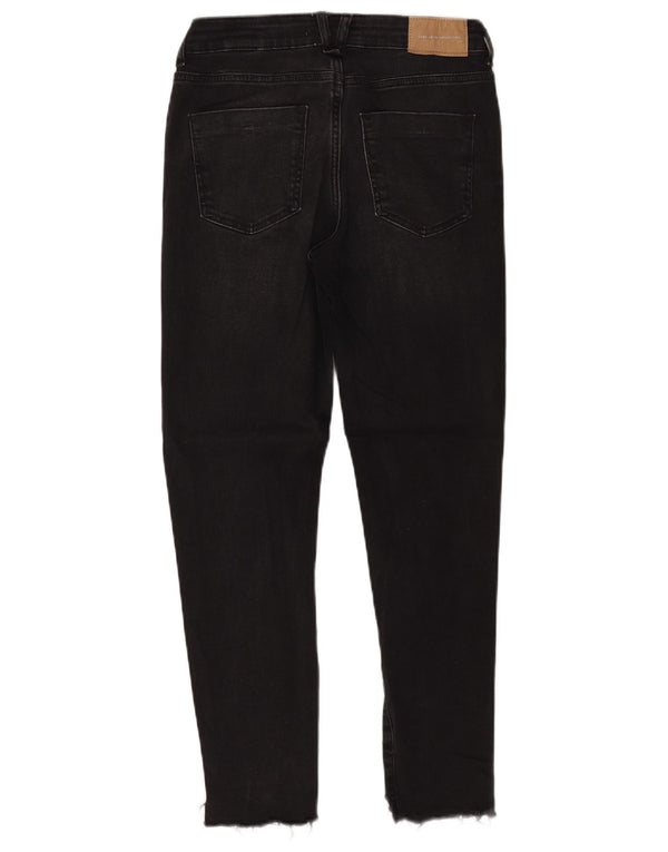 Женские джинсы скинни Zara EU 38, маленькие W28 L27, черные