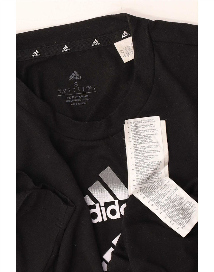Мужская футболка Adidas Aeroready с рисунком, маленький черный полиэстер