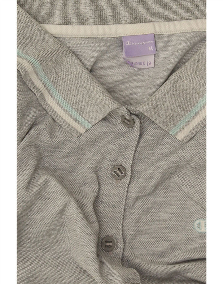 Женская рубашка-поло Champion Heritage Fit, XL, серая