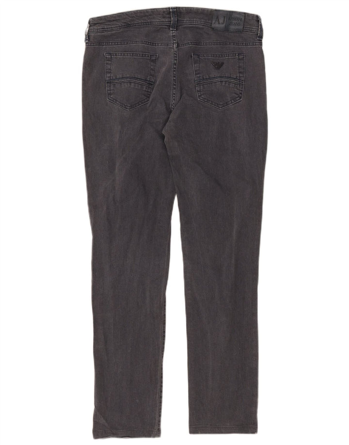 ARMANI Женские узкие джинсы W30 L29 Серые