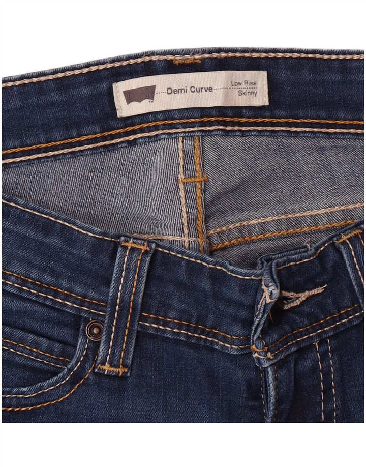 Женские джинсы скинни с заниженной талией LEVI'S Demi Curve W28 L30 синие