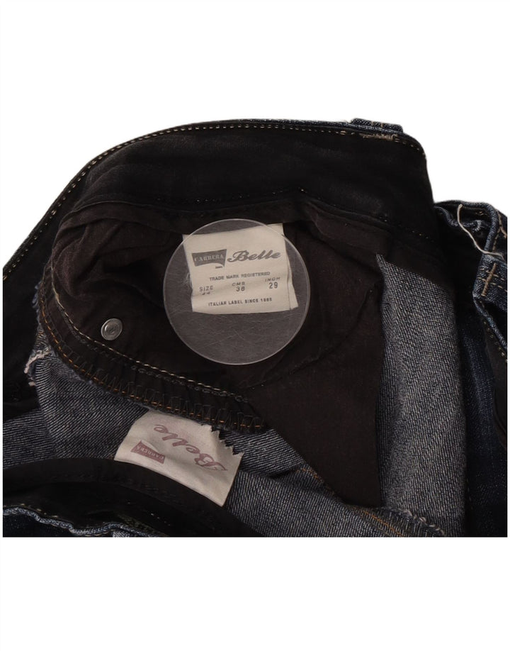 Женские зауженные джинсы Carrera IT 44 Medium W29 L32 Темно-синий хлопок