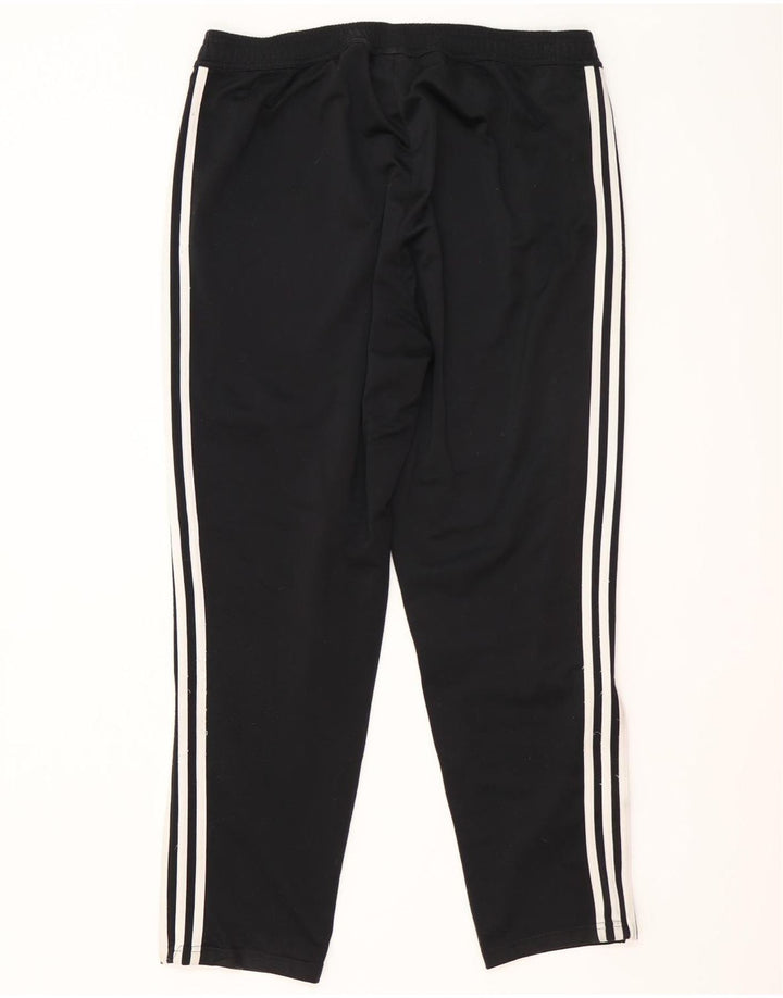 Мужские спортивные брюки Adidas XL черные из полиэстера