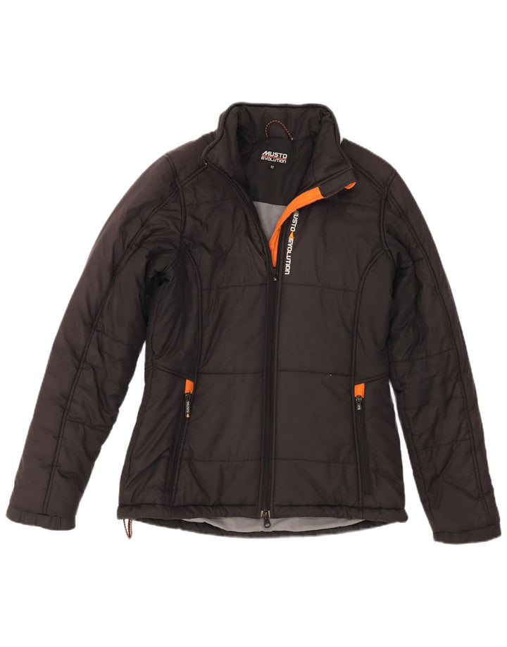 Женская стеганая куртка Musto UK 10, маленький черный полиэстер