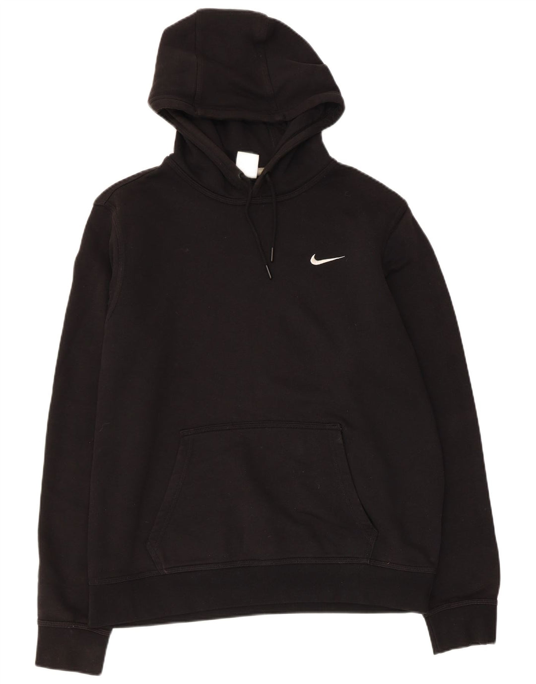Мужской джемпер с капюшоном NIKE, большой размер, черный хлопок