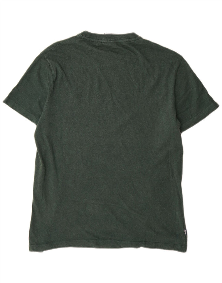 Мужская футболка Superdry Top из хлопка среднего зеленого цвета